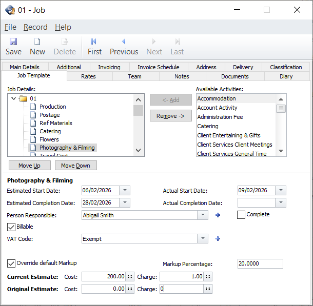 Templates in Project management